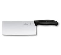 Victorinox Swiss Classic, Professional Chef's Knife, Extra Sharp Blade, Straight Edge, 18 cm, Robust Plastic Handle, Stainless Steel, red