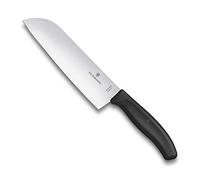 Victorinox Swiss Classic, Santoku Knife, Kitchen Knife, Straight Edge, Extra Sharp Blade, Dishwasher Safe, Stainless Steel, Black
