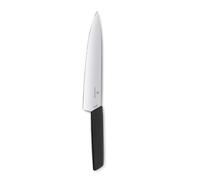 Victorinox Swiss Modern Carving Knife - Extra Wide 22 cm Stainless Blade | Large meat joints, fruit and vegetable preparation. Lightweight black polypropylene handle. Swiss Made