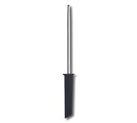 Victorinox Swiss Modern Sharpening Steel, 23 cm, Medium-Fine Cut, Round, Up to 65 HRC, Black
