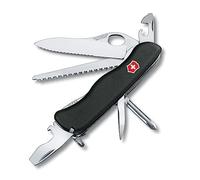 VICTORINOX Swiss Pocket Knife Trailfinder, Large, 12 Functions, Multi Tool with Single-Hand Blade, Tin Opener, Screwdriver, Black