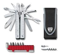 Victorinox Swiss Tool X Plus Multitool, 37 Functions, Locking Blade, Silver