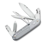 Victorinox Synergy X Alox Pocket Knife - Stainless Steel Multitool for Everyday, Work & Outdoor Use with Scissors & Carry Clip, Silver