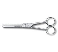 Victorinox Thinning Scissors - 16 cm Stainless Steel Modelling Scissors | Precision textured blade for hair styling and professional grooming, durable metal handle in grey, 160 mm length.