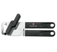 Victorinox Universal Can Opener, with Bottle Opener, Safe and Easy-to-use Tool, Robust Plastic Handle, Black