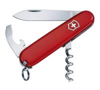 Victorinox Waiter Swiss Army Knife, Medium, Multi Tool, Camping Knife, 9 Functions, Bottle Opener, Red
