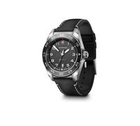 VICTORINOX SWISS ARMY Wristwatch, Men's, Automatic, Automatic, Automatic, Waterproof, Stainless Steel Case, Stainless Steel Bracelet, Leather Strap, Strap Replacement, Brand, Gift, black k (black