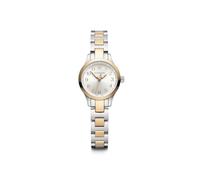 Victorinox Women’s Watch Alliance XS Ø 28 mm, Swiss Made, Analogue Quartz, Water-Resistant up to 100 m, Sapphire Glass, Stainless Steel Strap, Silver White/Silver/Rosé Gold