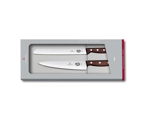 Victorinox Wood knife set bread knife & knife Stainless steel-maple