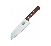 Victorinox Wood Santoku Knife, Extra Sharp 17 cm Stainless Steel Blade