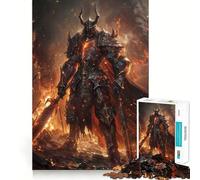 Victorious Dark Knight 1000 Piece Jigsaws for Adults Brain Recall Game Tight Interlock No Gaps Calming Mental Break Activity (50x75cm)
