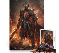 Victorious Dark Knight Adult Jigsaw Puzzles 1000 Pieces Cognitive Workout Unwind Easily No Rough Edges Holiday Present (50x75cm)