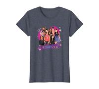 Victorious Main Cast Lovely Group Shot T-Shirt, Women, Heather Blue, X-Small