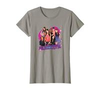 Victorious Main Cast Lovely Group Shot T-Shirt, Women, Slate Grey, X-Small