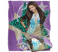 Victorious Make It Shine Silky Touch Super Soft Throw Blanket 152 X 127 Cm, White