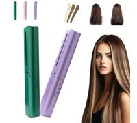 Victoriousact Comb, Victorious Act Comb, Victoriousact Latest Hairdressing Comb, 36-Hour Long-Last Hold, 3 Speed Adjustment, 2min Fast Straight Hair, Mini Dual Purpose Curling Iron Cordless (2pcs-a)