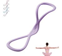 Victoriousact Resistance Bands, Figure 8 Shaped Resistance Band, Fullbody Yoga Pulling Rope, Open Shoulder Elastic for Working Out (Style-B(25lb))