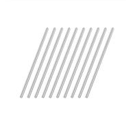 VictorsHome 2mm x 100mm 304 Stainless Steel Round Rod, Metal Solid Shaft Rods Lathe Bar Stock for DIY Crafts Model Car Helicopter Airplane 10pcs