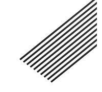 VictorsHome 3mm Carbon Fiber Rods 400mm Length Solid Matte Round Bar for DIY Crafts RC Aircraft Model Car 10pcs