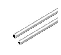 VictorsHome 6063 Aluminum Round Tube, 12mm OD 2mm Wall Thickness 300mm Length Metal Seamless Straight Tubing for DIY Crafts Model 2pcs