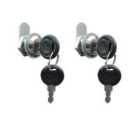 VictorsHome Cam Lock for Cabinet Drawer - 5/8”(16mm) Cylinder Length, Fits for 3/8” Max. Panel Thickness, Chrome Finish, Keyed Alike 2pcs