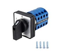 VictorsHome Changeover Selector Switch LW28-20 3 Position 16 Terminals Universal Rotary Cam Latching Switches 550V 20A