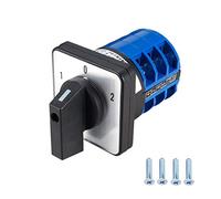 VictorsHome Changeover Selector Switch LW28-32 3 Position 12 Terminals Universal Rotary Cam Latching Switches 690V 32A