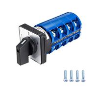 VictorsHome Changeover Selector Switch LW28-63 3 Position 16 Terminals Universal Rotary Cam Latching Switches 690V 63A