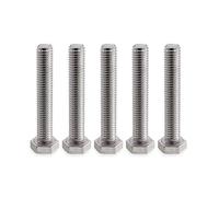 VictorsHome M8 Hex Bolts Screws, M8-1.25 x 50mm 304 Stainless Steel Fully Threaded Hex Head Bolt 5pcs