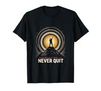 Victory Belongs to Those Who Never Quit Motivational T-Shirt