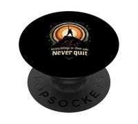 Victory Belongs To Those Who Never Quit Motivational Warrior PopSockets Adhesive PopGrip