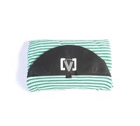 VICTORY Classic Retro Terry Longboard/Mini-Mal Sock Cover - Lightweight Stretch Surfboard Bag, Protective Poly Nose - Soft Breathable Terry Towel Stretch Sleeve/Case (Black/Green, 8.0)