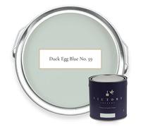 Victory Colours Duck Egg Blue | Blue/Green Paint - 1 Litre - Exterior Wood/Metal (Eggshell)
