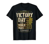 Victory Day for World War 1 WWI T-Shirt, Men, Black, XX-Large