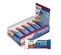 Victory Endurance Recovery Bar - Strawberry Flavour. (12x50g) Chocolate Coated Wafer Bar for Post-Training Recovery with 32% Proteins