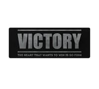 Victory Heart Want to Win Mouse Pad Desk Mat Non-Slip Mousepad Writing Pads Office Decor 30x80cm