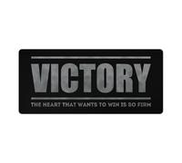 Victory Heart Want to Win Mouse Pad Desk Mat Non-Slip Mousepad Writing Pads Office Decor 40x90cm