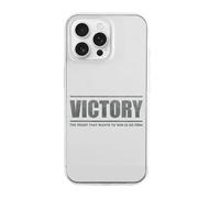 Victory Heart Want to Win Phone Case Compatible with iPhone 16 Plus Pro Max Shockproof TPU Protective Cover