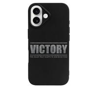 Victory Heart Want to Win Phone Case Compatible with iPhone 16 Plus Pro Max Shockproof TPU Protective Cover