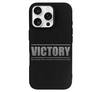 Victory Heart Want to Win Phone Case Compatible with iPhone 16 Plus Pro Max Shockproof TPU Protective Cover