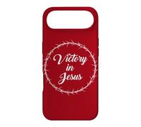 Victory in Jesus - Passover Easter Crown Thorns Praise Red Case for iPhone Air