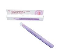 VICTORY NAIL 1PCS Ceramic Cuticle On/Off Oil Pusher Cuticle Pusher (Light purple)