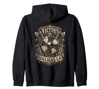 Victory or Valhalla - Viking History - Norse Mythology Zip Hoodie