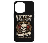 Victory Over Death 1 Corinthians 15:55 Dark Christian Gothic Case for iPhone 14 Pro Max