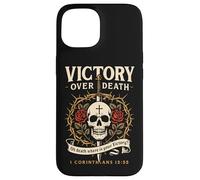 Victory Over Death 1 Corinthians 15:55 Dark Christian Gothic Case for iPhone 15