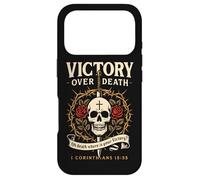Victory Over Death 1 Corinthians 15:55 Dark Christian Gothic Case for iPhone 17 Pro
