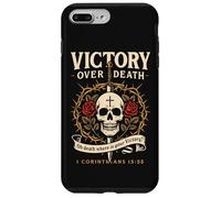 Victory Over Death 1 Corinthians 15:55 Dark Christian Gothic Case for iPhone 7 Plus/8 Plus