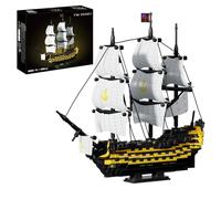 Victory Ship Building Blocks - British Royal Navy Battleship Model,1045 PCS