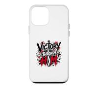 Victory Through Him Christian Warrior Cross Case for iPhone 12 mini