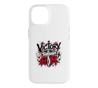 Victory Through Him Christian Warrior Cross Case for iPhone 14